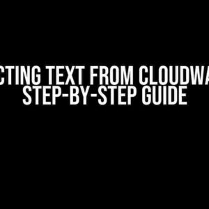 Extracting Text from CloudWatch: A Step-by-Step Guide